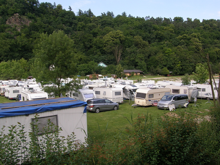 Indkvartering i telte og campingvogne - Indkvartering vranovská dæmning - Camp Bítov
